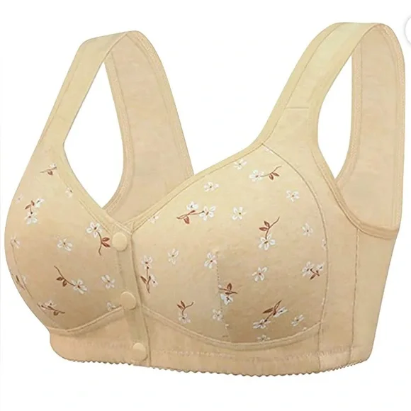 New NWT Mintreus Front Button Shaping Cup Adjustable Sport Front Snap Bra - 36C - Picture 1 of 3